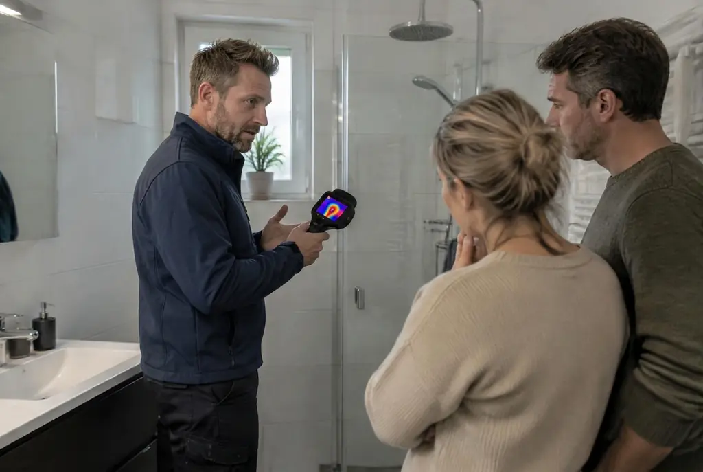 Lekdetectie Rhenen – specialist legt bevindingen uit aan bewoner